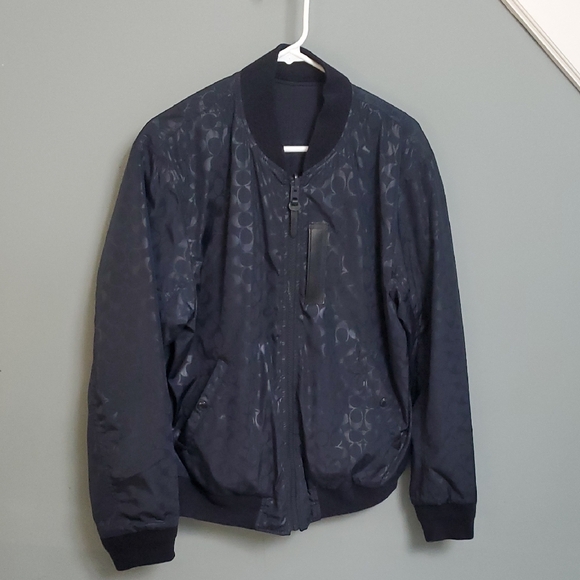 Coach Other - COACH Mens Reversible Bomber Jacket (sz L)